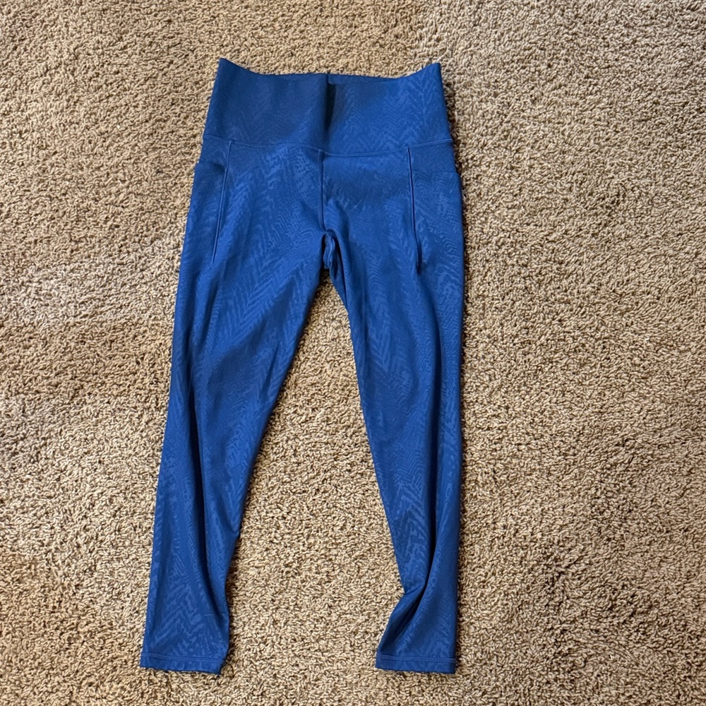 Women’s Blue Leggings/Capris